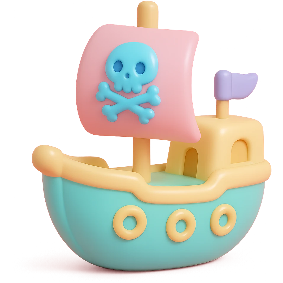 pirate ship emoji