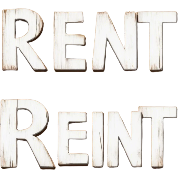 Sign saying RENT FREE emoji