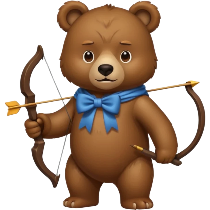 Bear with bow  emoji