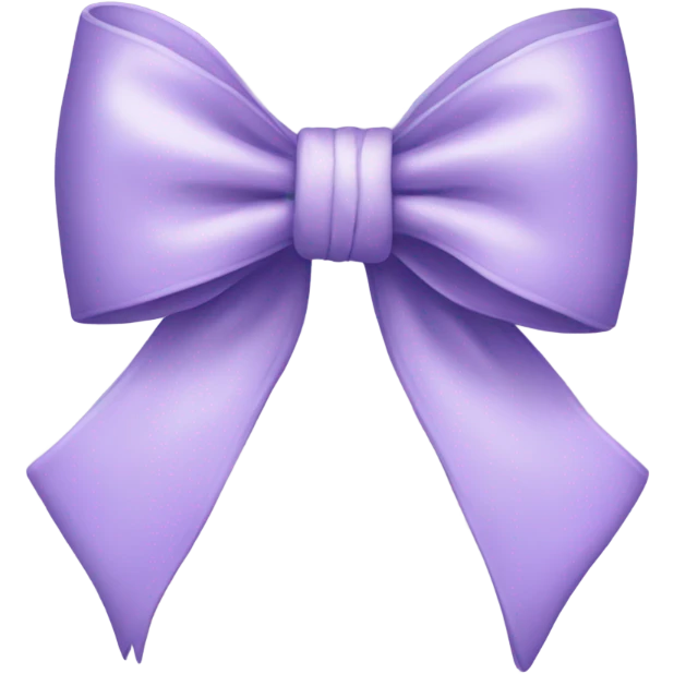 Light purple bow emoji