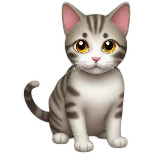 cat on a beach emoji