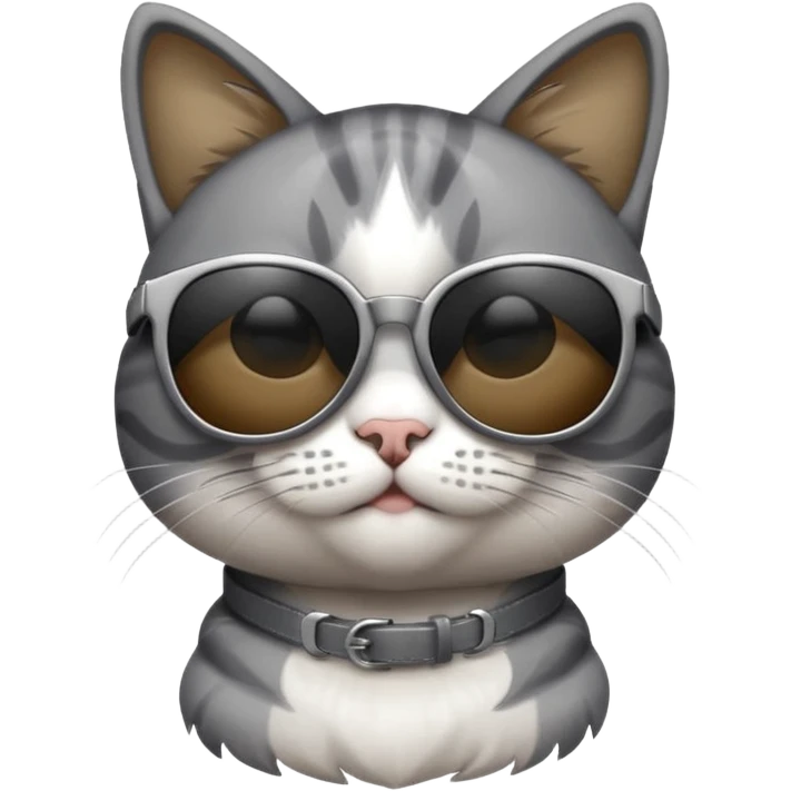 Cat wearing sunglasses emoji