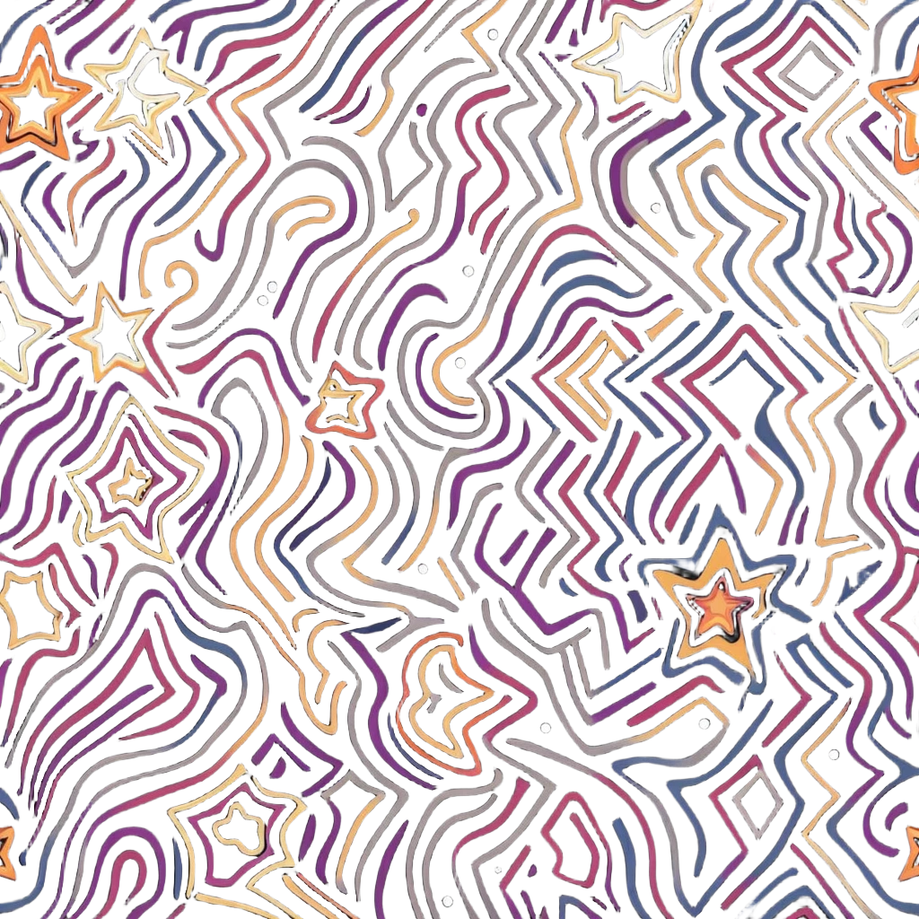 clean simple design with only a glowing sparkle or star overlaid on a roll of patterned fabric, no faces or characters emoji
