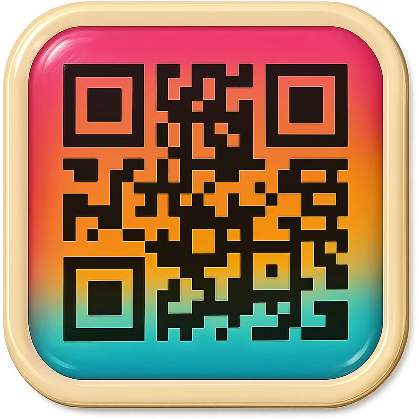qr code badge emoji