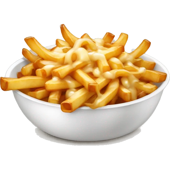Poutine qui mange des nouilles  emoji