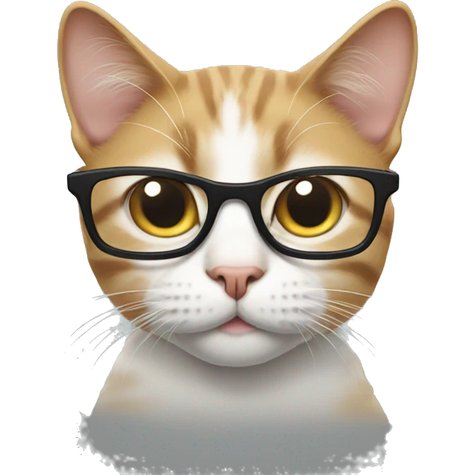 cat with glasses emoji