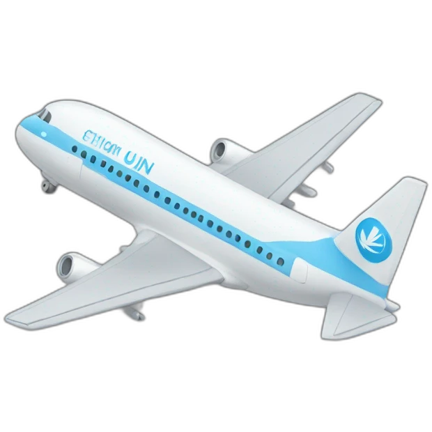 Un avion emoji