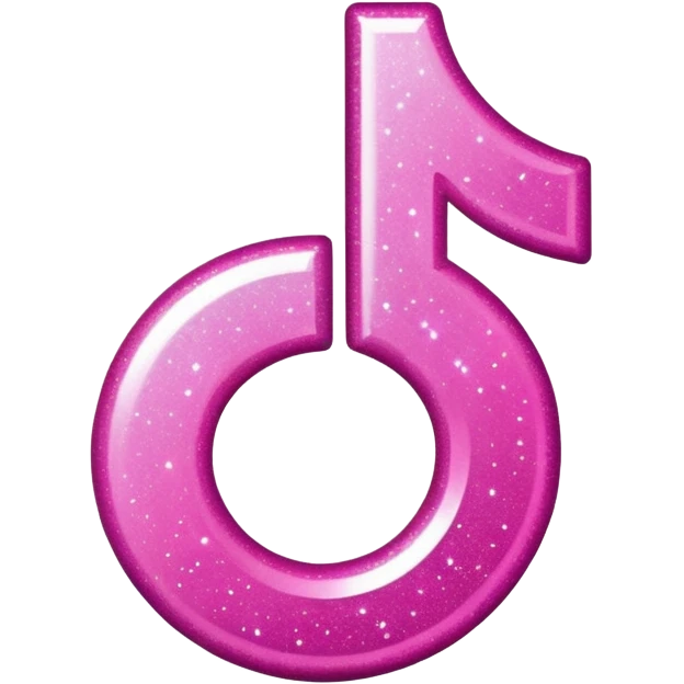 glitter pink symbol TikTok emoji