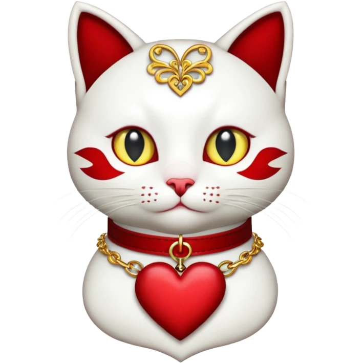 Heart Cat Collar emoji