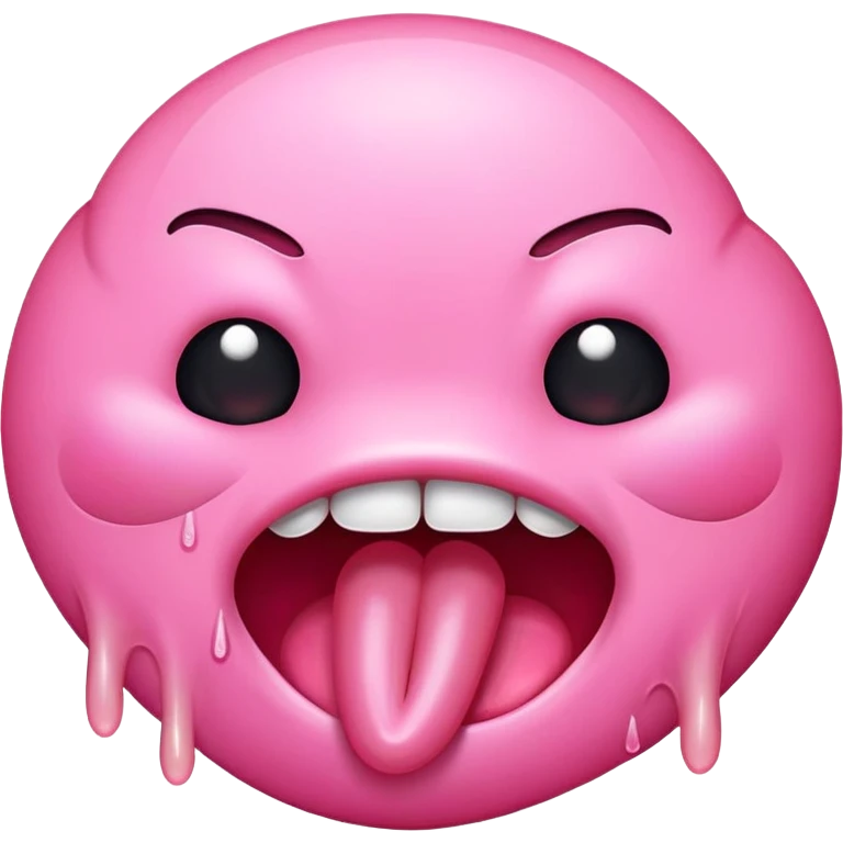 Mouth with tongue sticking out emoji