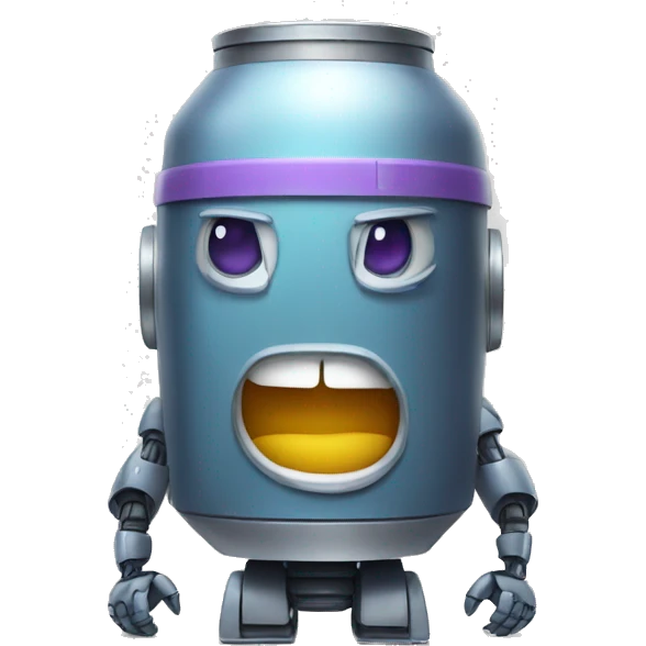 robot grimace shake emoji