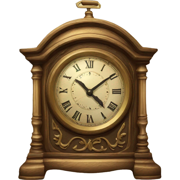vintage clock emoji