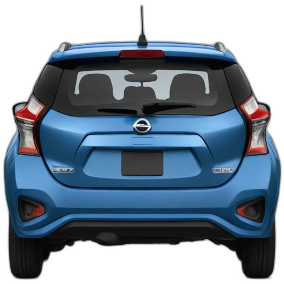Nissan kick color blue electric emoji