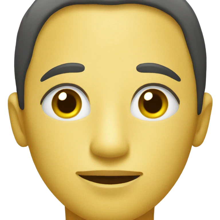 Yellow person with a mole emoji