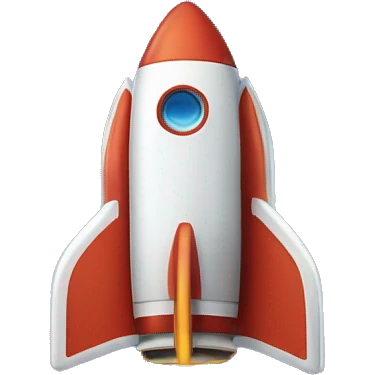rocketship with the name OMENDUS written on the side of it emoji