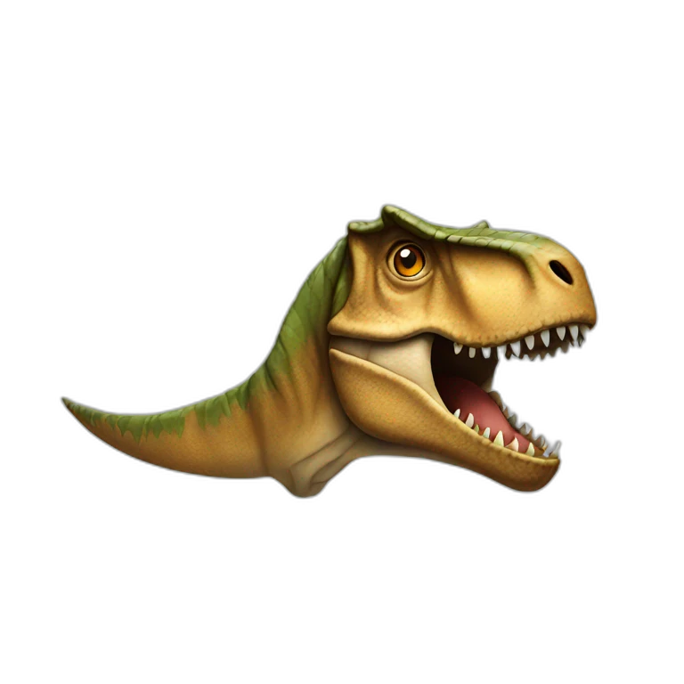 t-rex head emoji