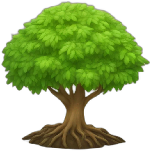 Birth of tree emoji
