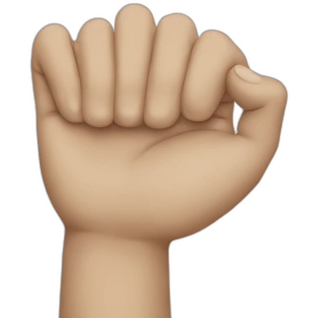 Hand holding sign emoji