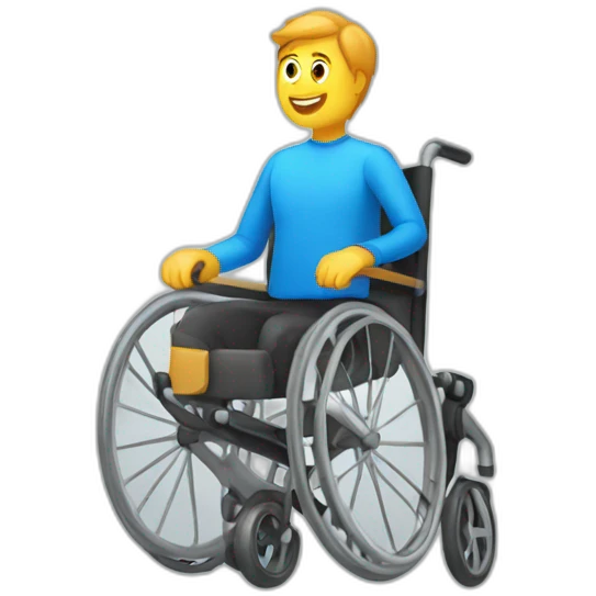 wheelchair orienteering emoji