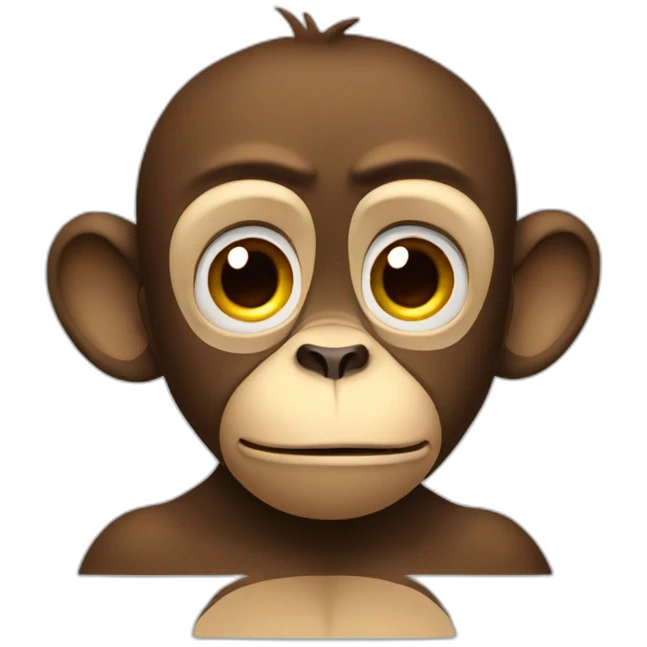 sad monkey emoji