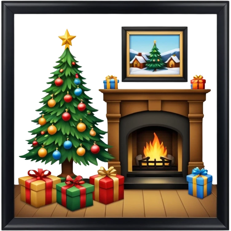 Christmas setting emoji