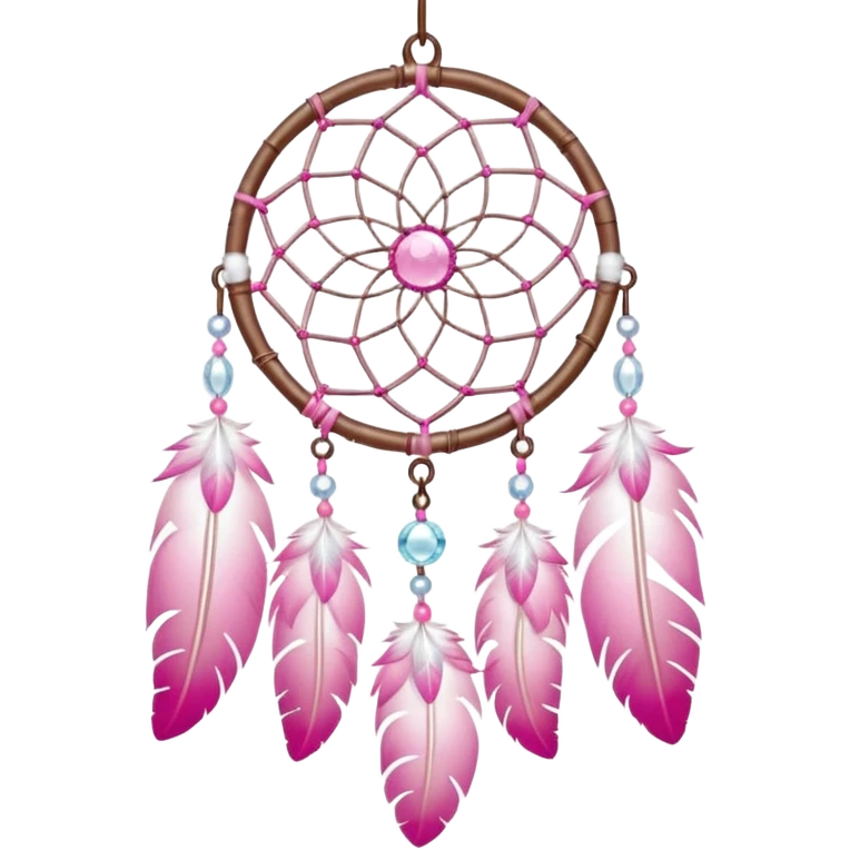 Pastel Sakura dreamcatcher-suncatcher emoji