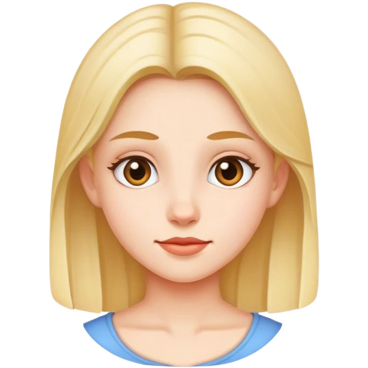 realistic portrait of girl emoji