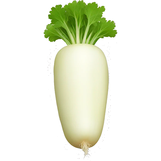  Daikon Radish emoji