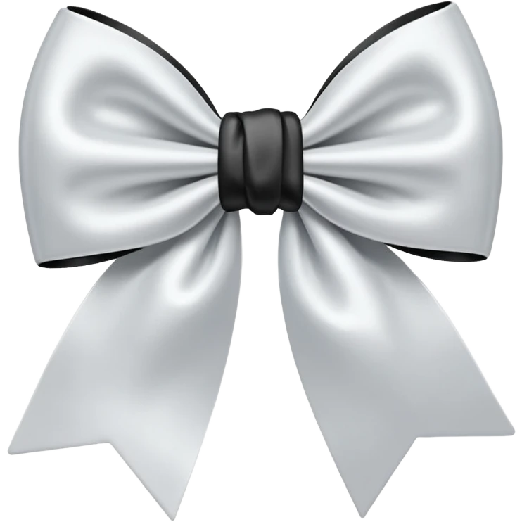white bow emoji