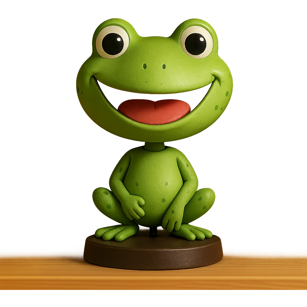 happy frog emoji