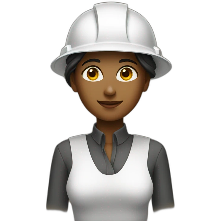 Women-Engineer-drawing-art-star-brownhiar emoji