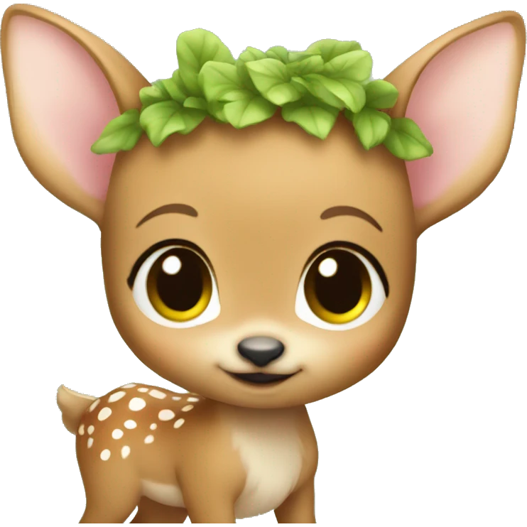 Fairy baby fawn emoji