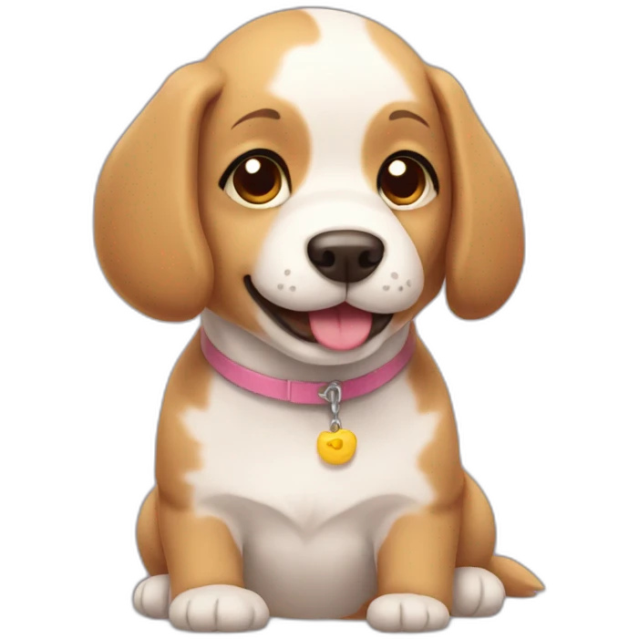 kawaii dog emoji