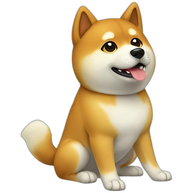 Shiba Inu with a bug emoji