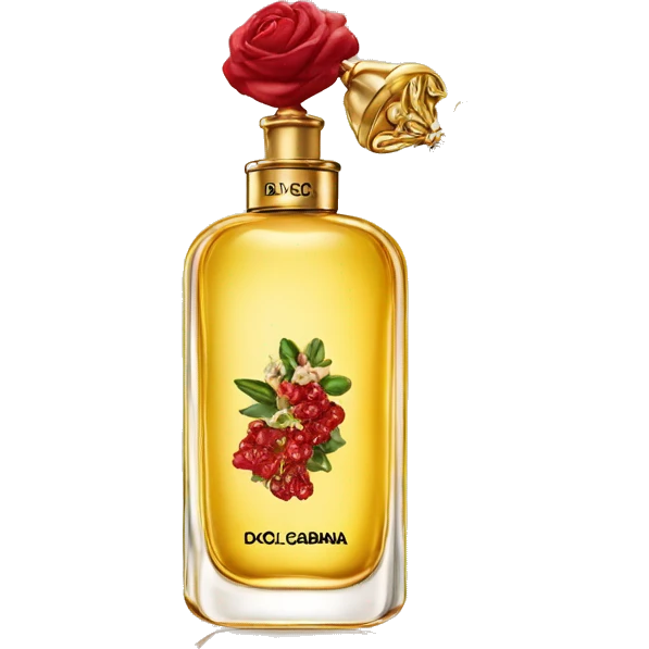 Dolce and Gabbana perfume emoji