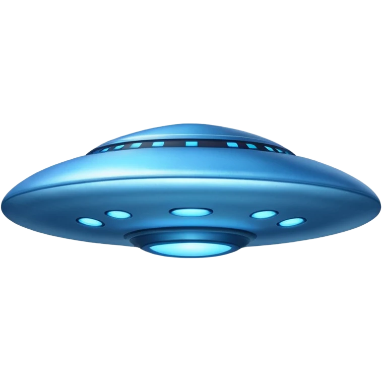 blue UFO emoji