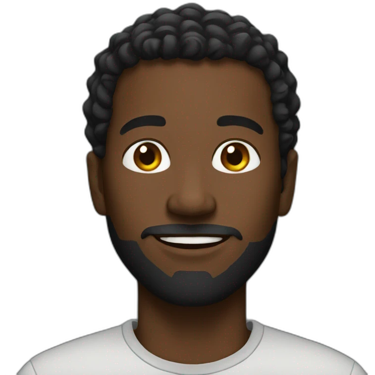 Black man emoji