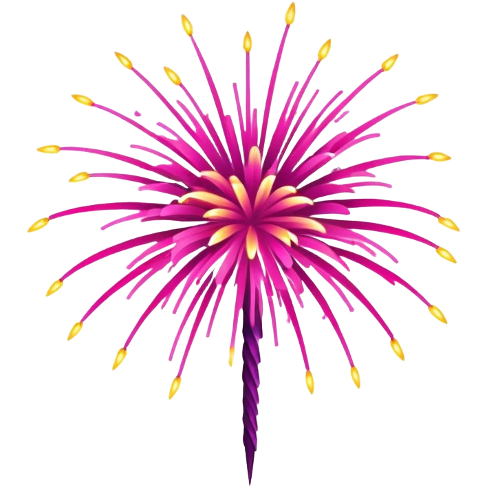 Pink fireworks  emoji