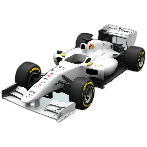 Formula 1 car emoji