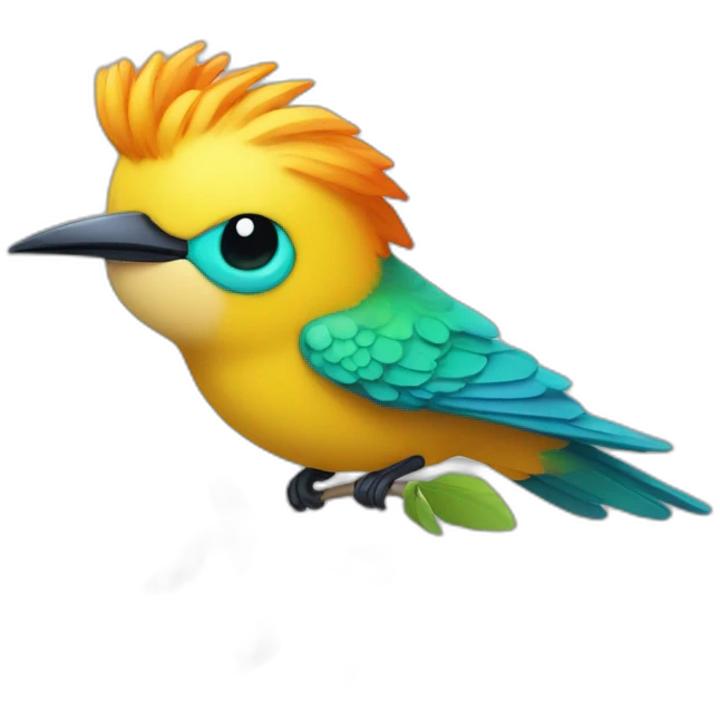Quiero un emoji de un colibrí durmiendo  emoji