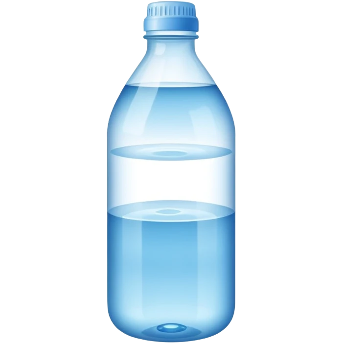 bottle of water upside down emoji