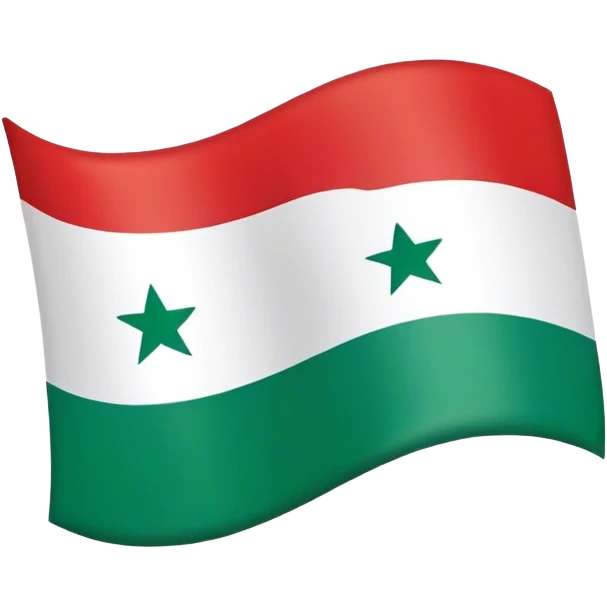 Drapeau syrie vert droit emoji