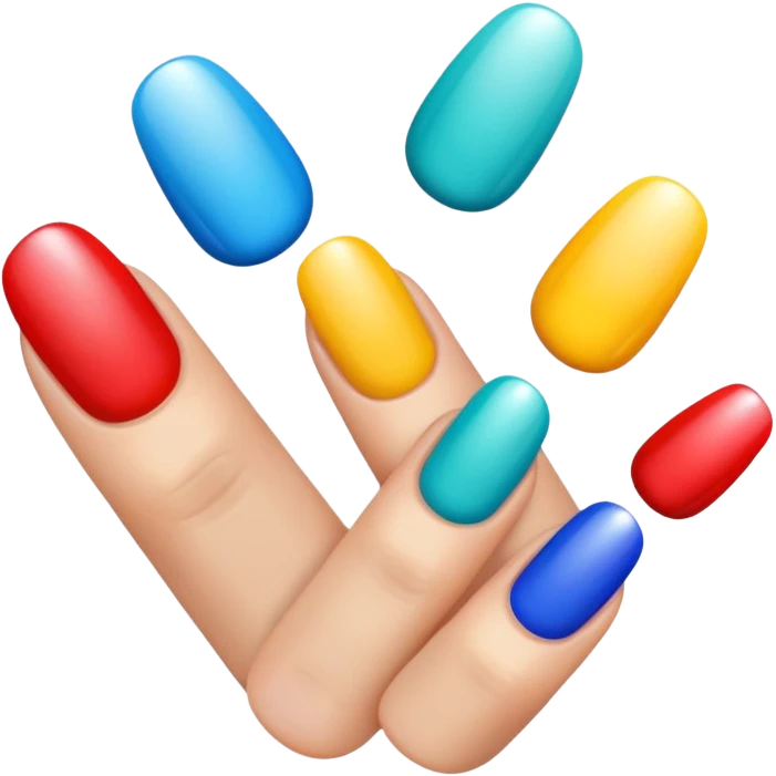 Nail art emoji