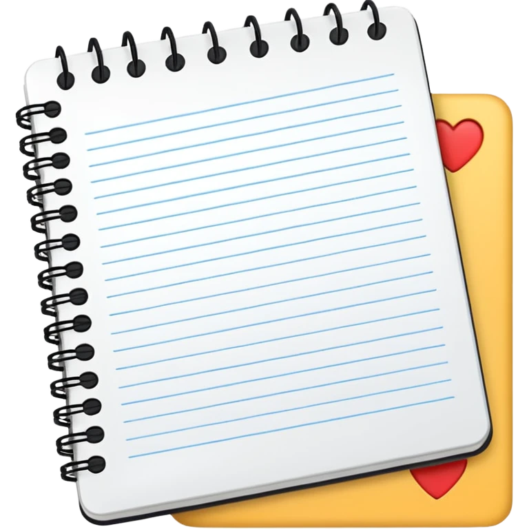 Caderno emoji