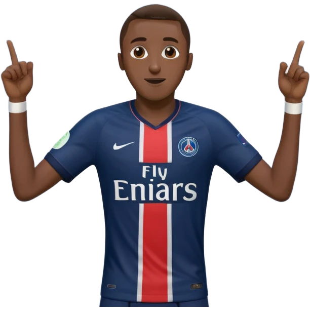 Matuidi celebrating a goal in PSG jersey emoji