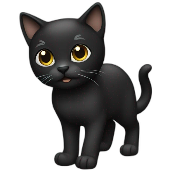 cat black emoji