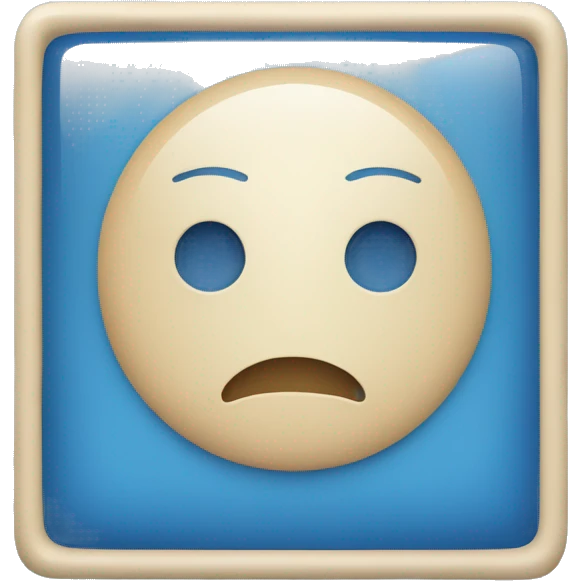Blue Square with white checkmark  emoji