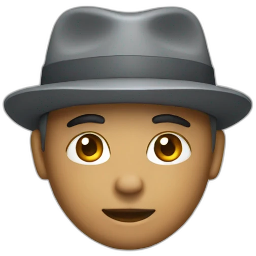 working on a macbook emoji