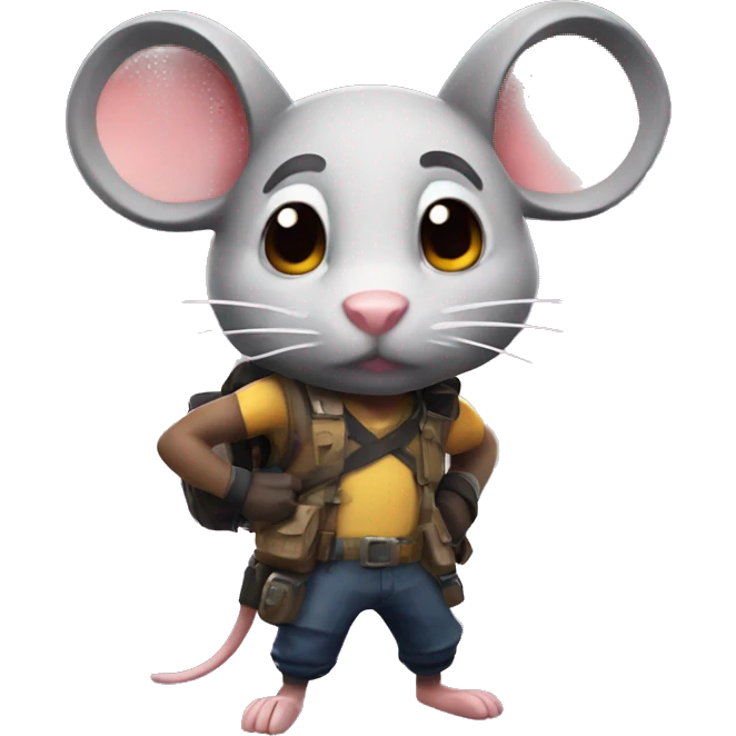 Mouse as Fortnite skin emoji