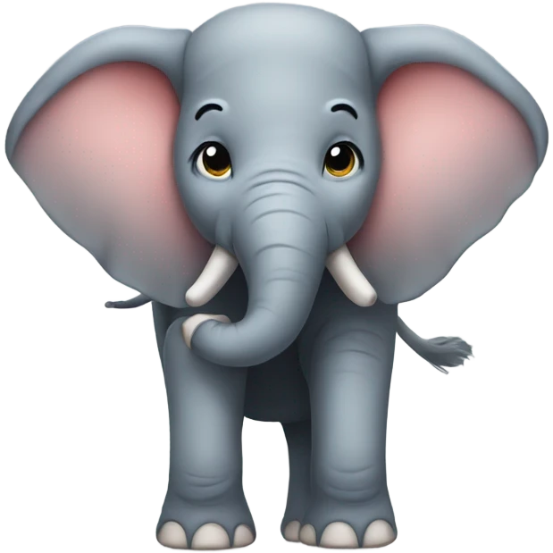 Elephant saying no thanks  emoji
